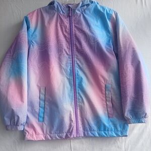 Girls Jacket Full Zip Purple Pink Size 10-12 Winter Clothing for Kids